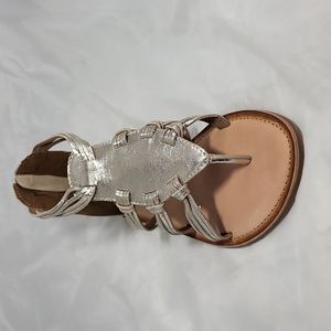 Seychelles gold gladiator Sandals